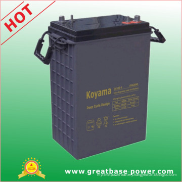 High Capacity Durable Deep Cycle Storage Battery for Solar & Wind Power System 420ah 6V